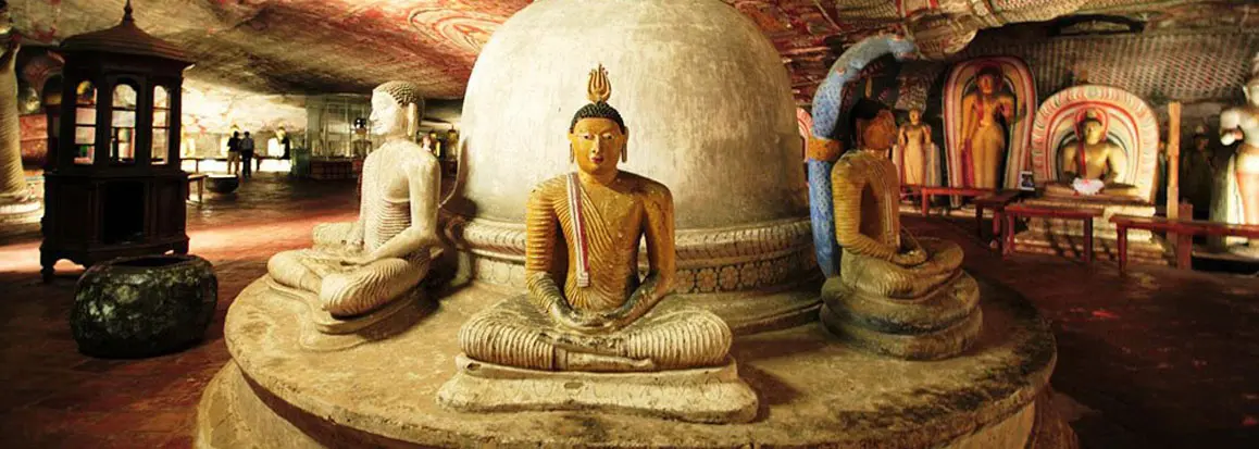 Il tempio rupestre di Dambulla nello Sri Lanka